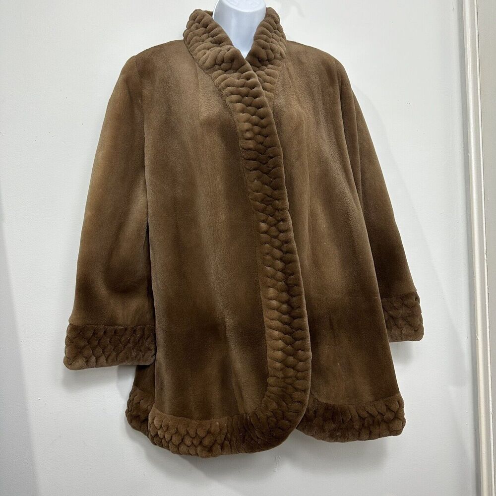 Emba International Autumn Haze Real Natural Mink Coat. A603